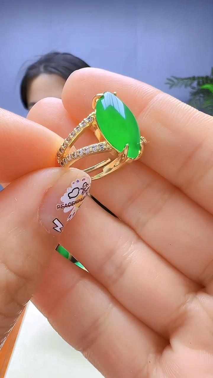 【闪购商品】翡翠颈饰14K金镶嵌颈饰