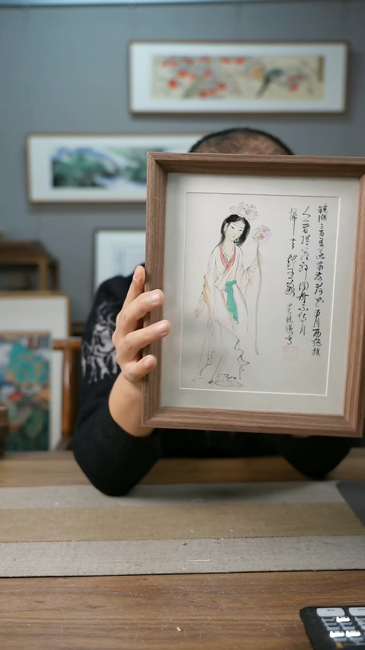 【闪购商品】书法唐竞谦老师非协会带框作品
