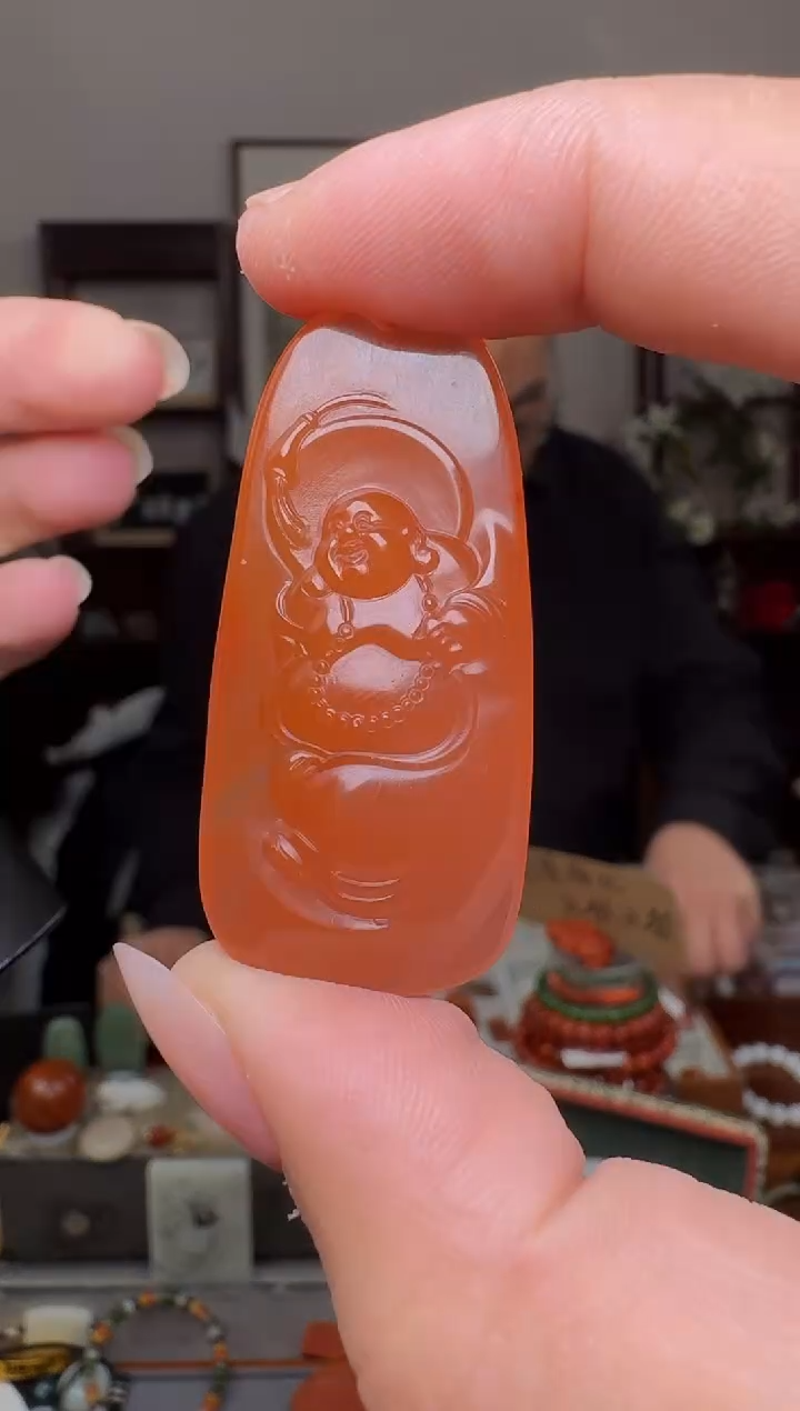 【闪购商品】南红玛瑙挂件未镶嵌5287