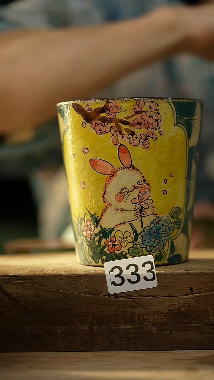 【闪购商品】瓷片新品！设计师手作款柴烧动物系列 迷糊