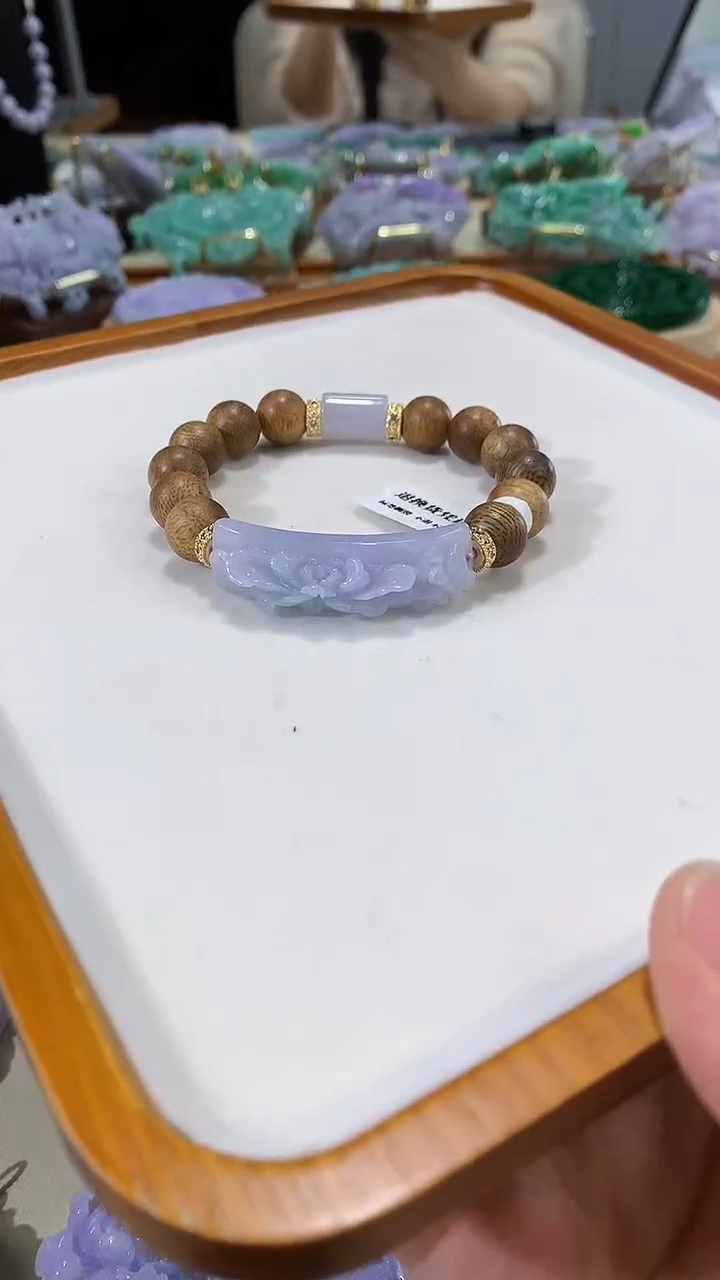 未镶嵌手链翡翠手牌