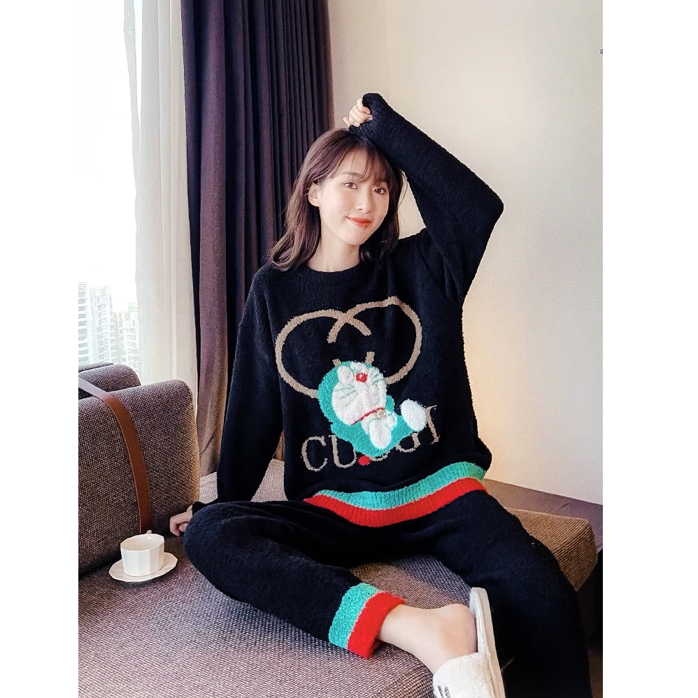 软绵绵哆啦A梦秋冬季套装