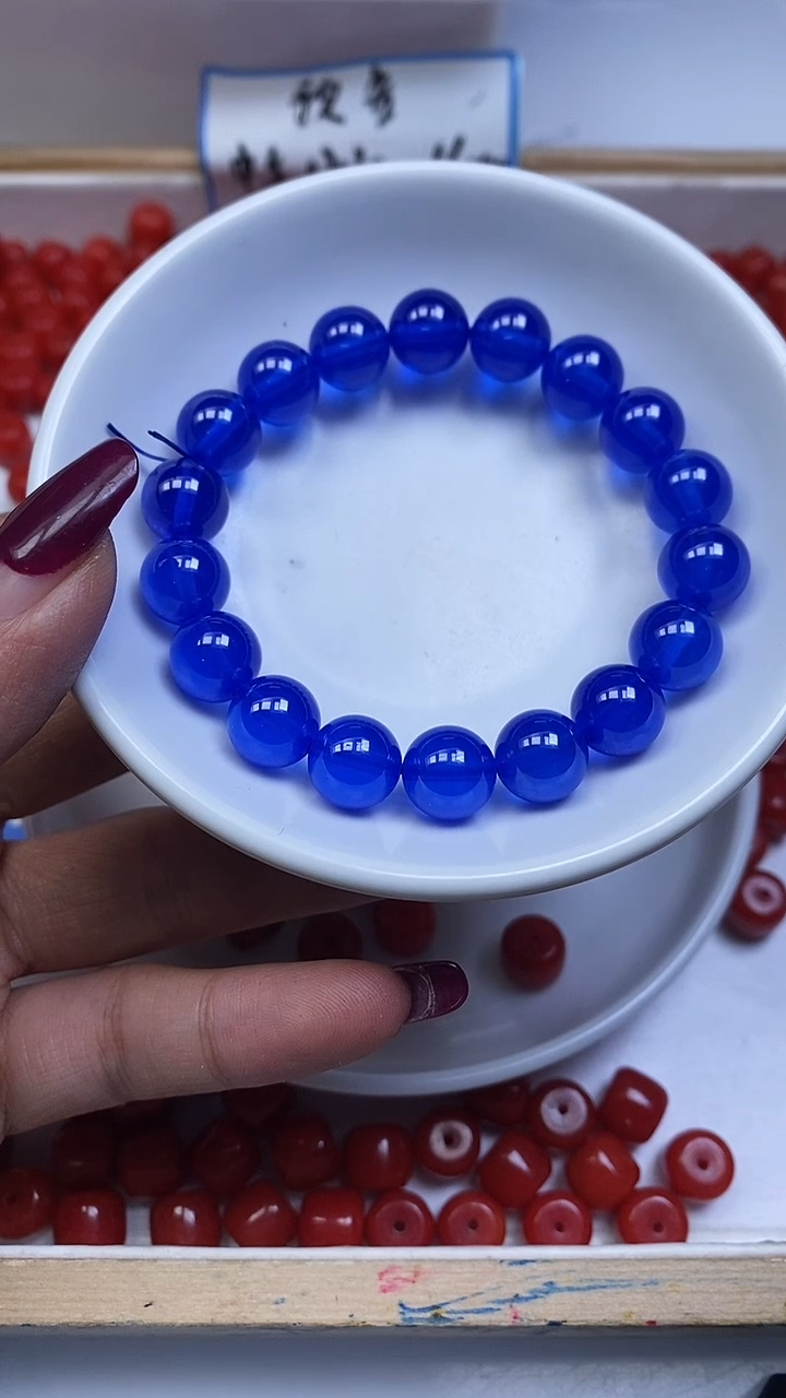 未镶嵌散珠红宝石B2135 蓝 宝石10mm1颗17.8元