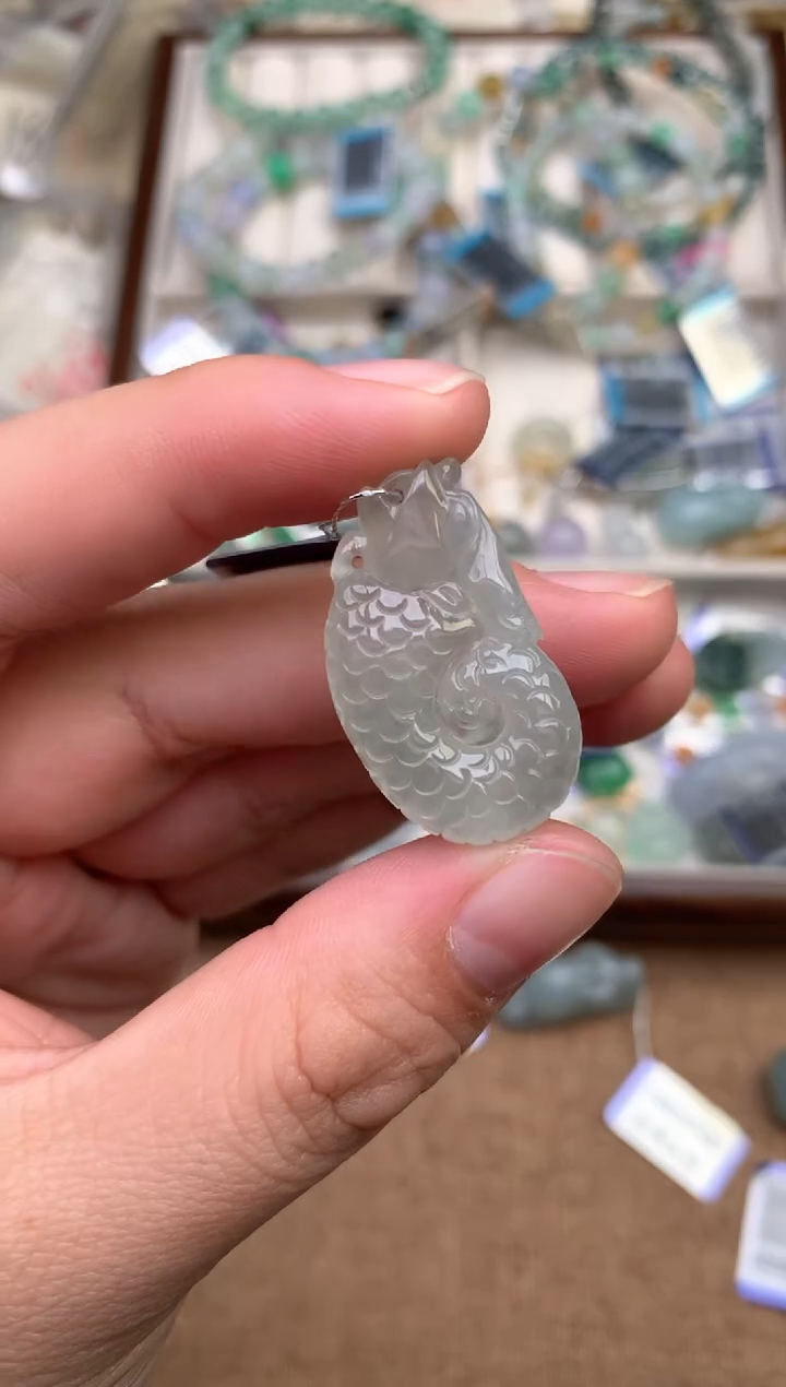 未镶嵌挂件翡翠一