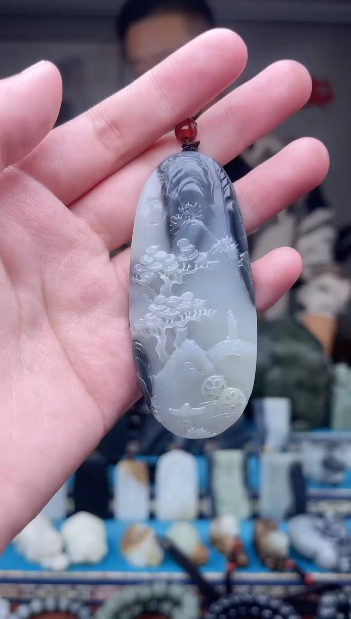 未镶嵌和田玉挂件1