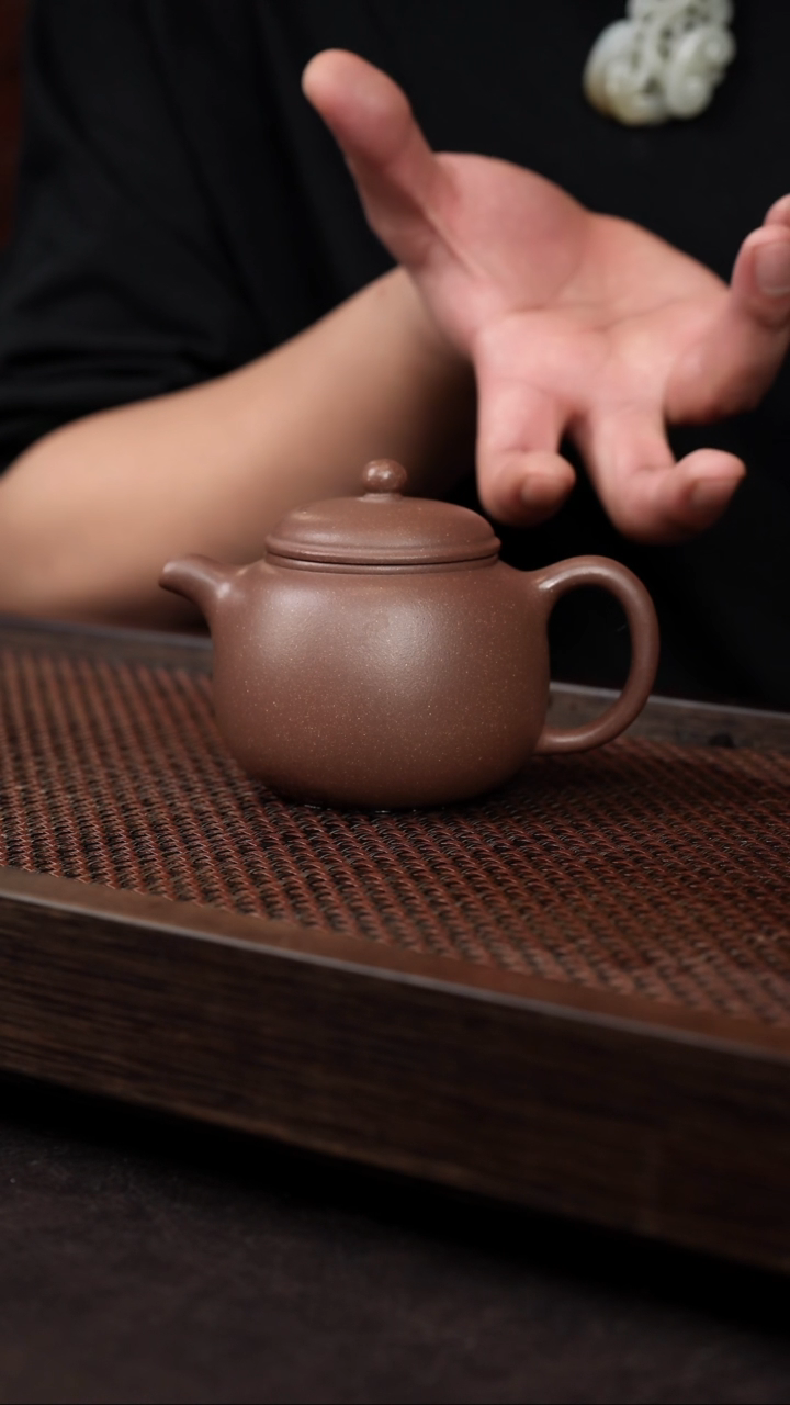 【闪购商品】紫砂茶壶老紫泥匏尊