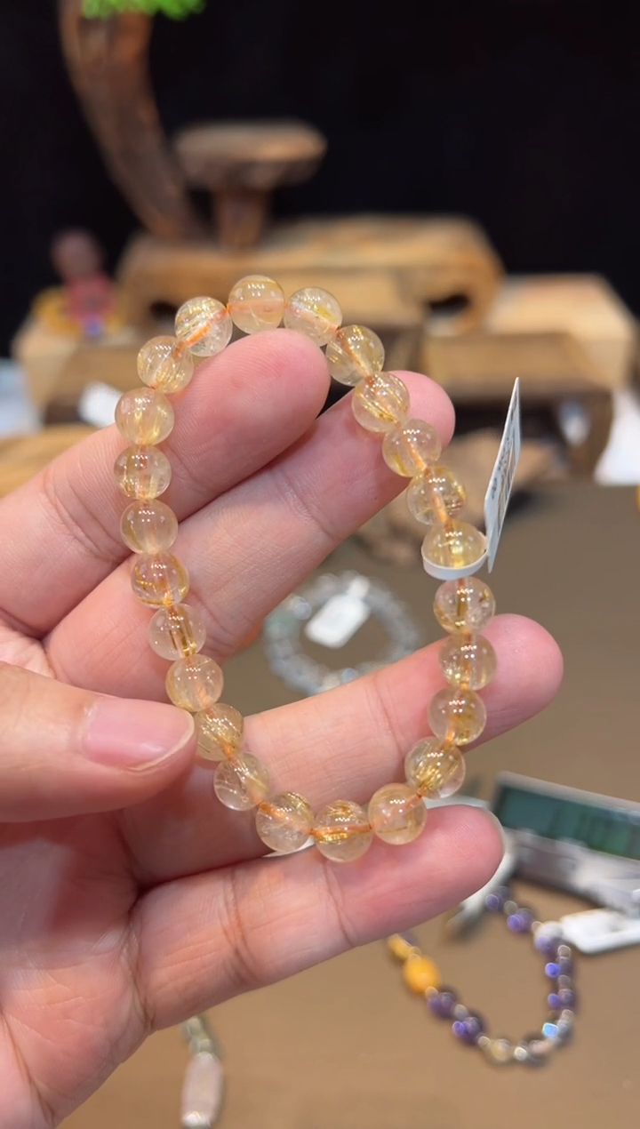 水晶手链未镶嵌手饰@@5659