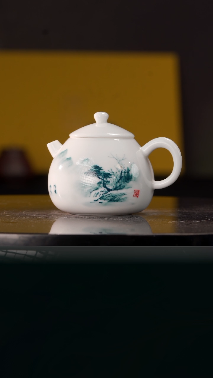 【闪购商品】山水文旦壶@@ST-C10060