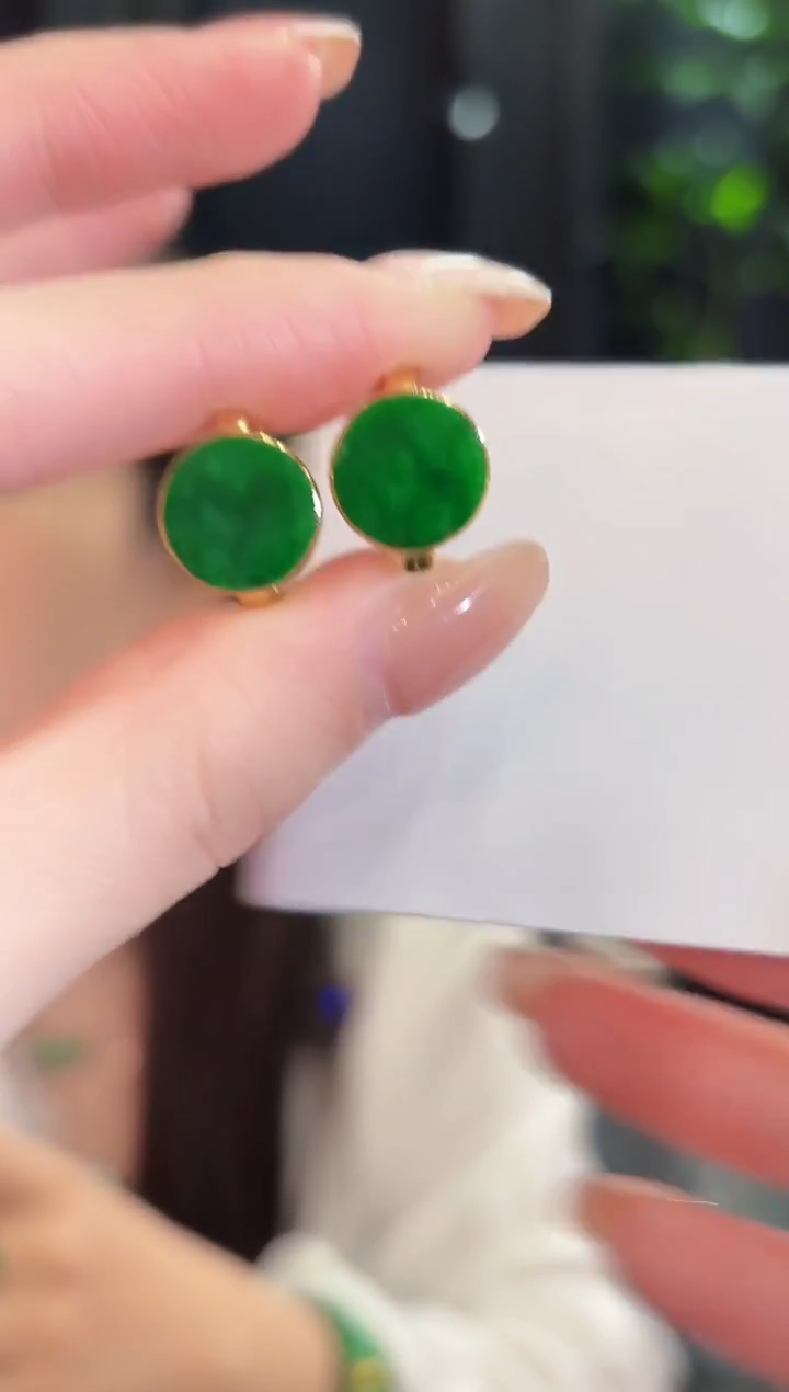 未镶嵌翡翠耳饰缅甸A货/多样性发货/一件