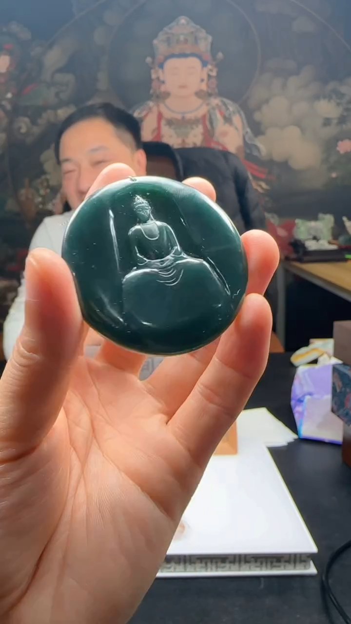 【闪购商品】定制翡翠未镶嵌L-@@QJSX122108