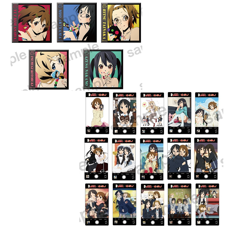 【拍2拆3】【轻音少女】招财猫卡拉OK联动截屏卡冰箱贴 日谷（代拆）