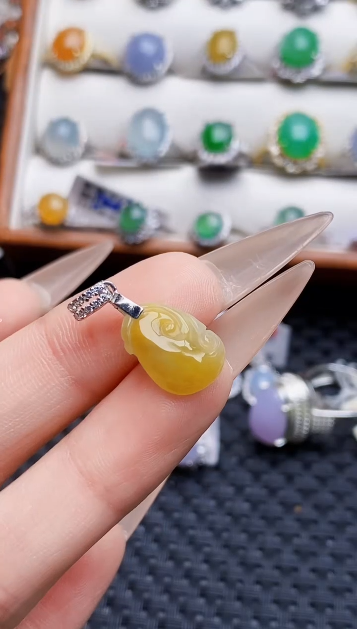 银S925镶嵌戒指翡翠2289