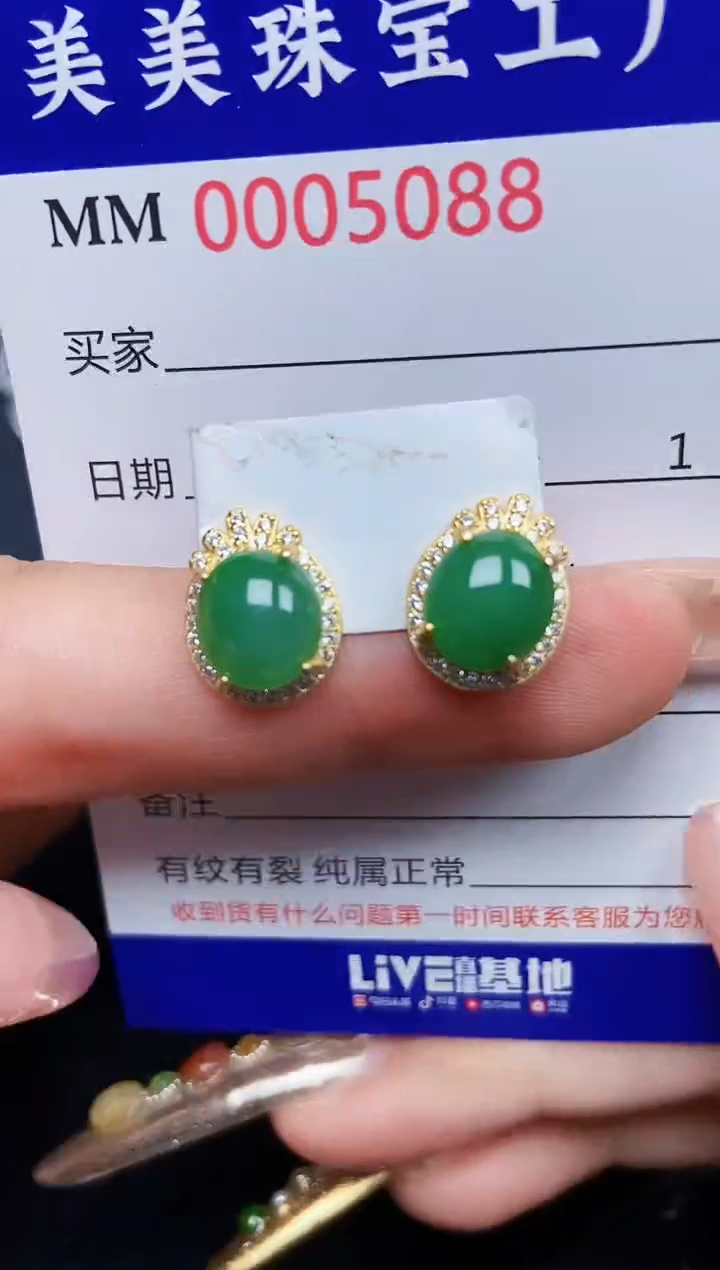 【闪购商品】翡翠颈饰银S925镶嵌5088