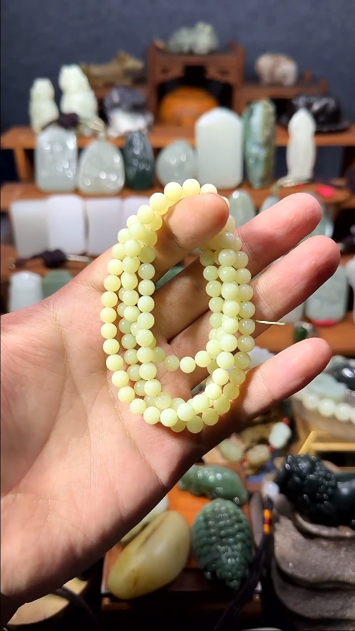 颈饰未镶嵌和田玉一****️1