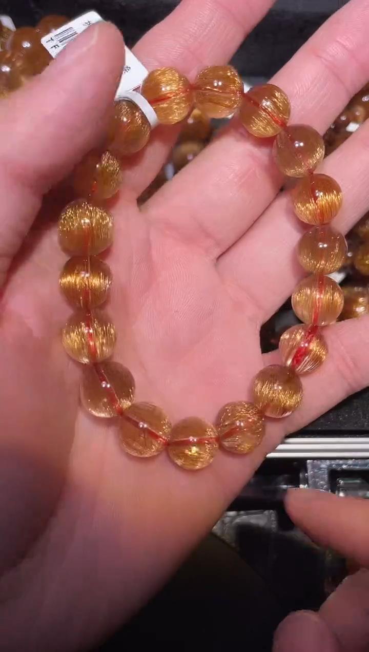 未镶嵌手链水晶半**?单圈发晶A11