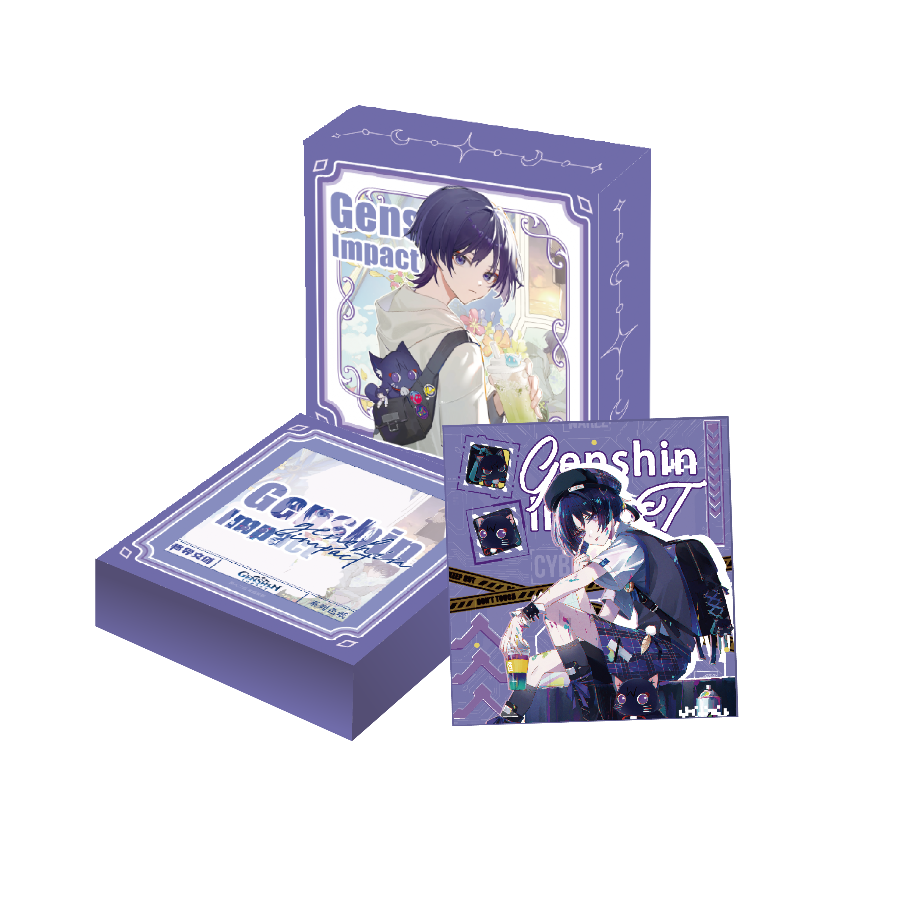 小欧专属【超级大叠叠】格界文创&原神方形色纸系列第二弹盲盒
