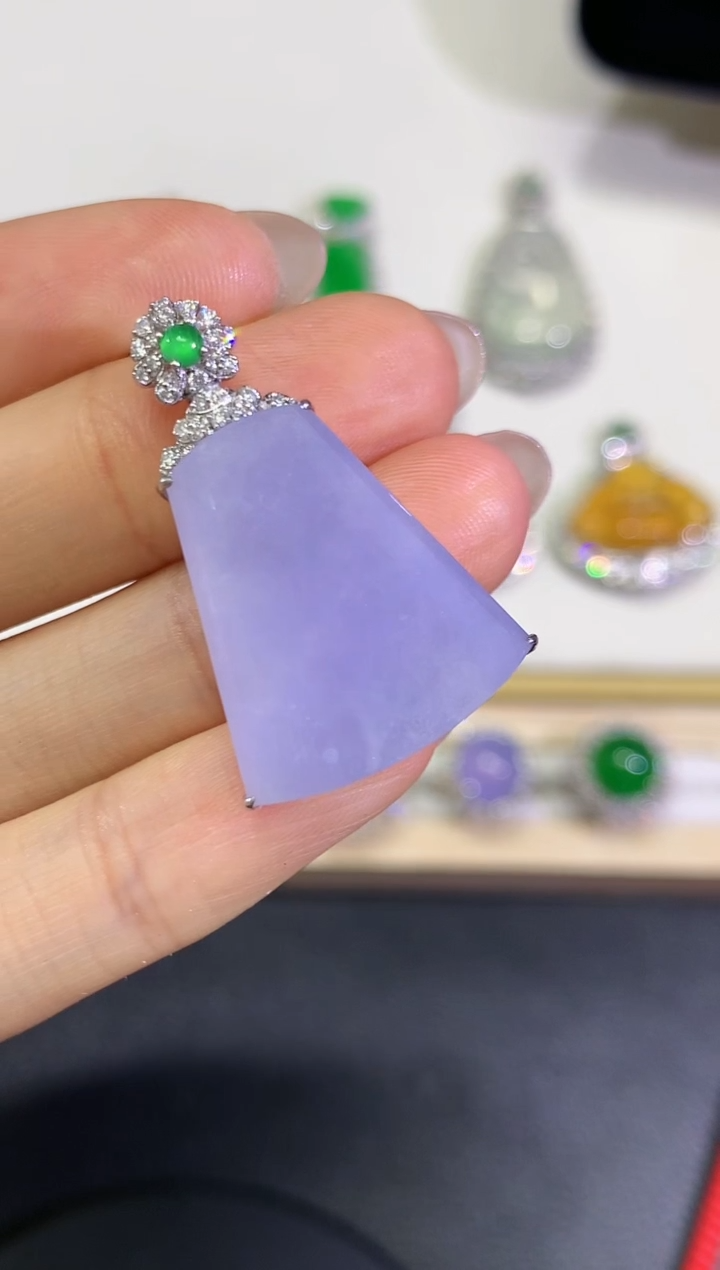 【闪购商品】翡翠颈饰银S925镶嵌团购1