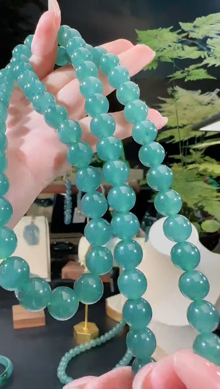 【闪购商品】翡翠项链未镶嵌长串多样性发一