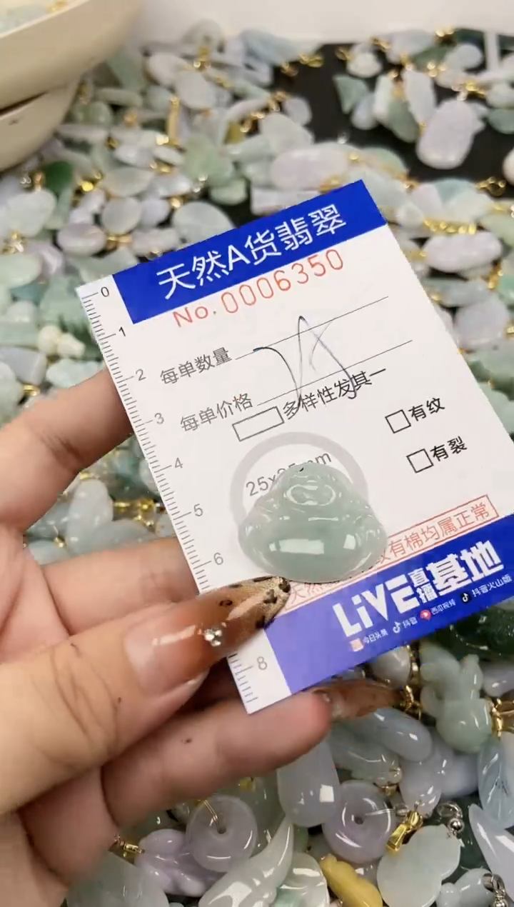 【闪购商品】翡翠颈饰未镶嵌天然A货翡翠