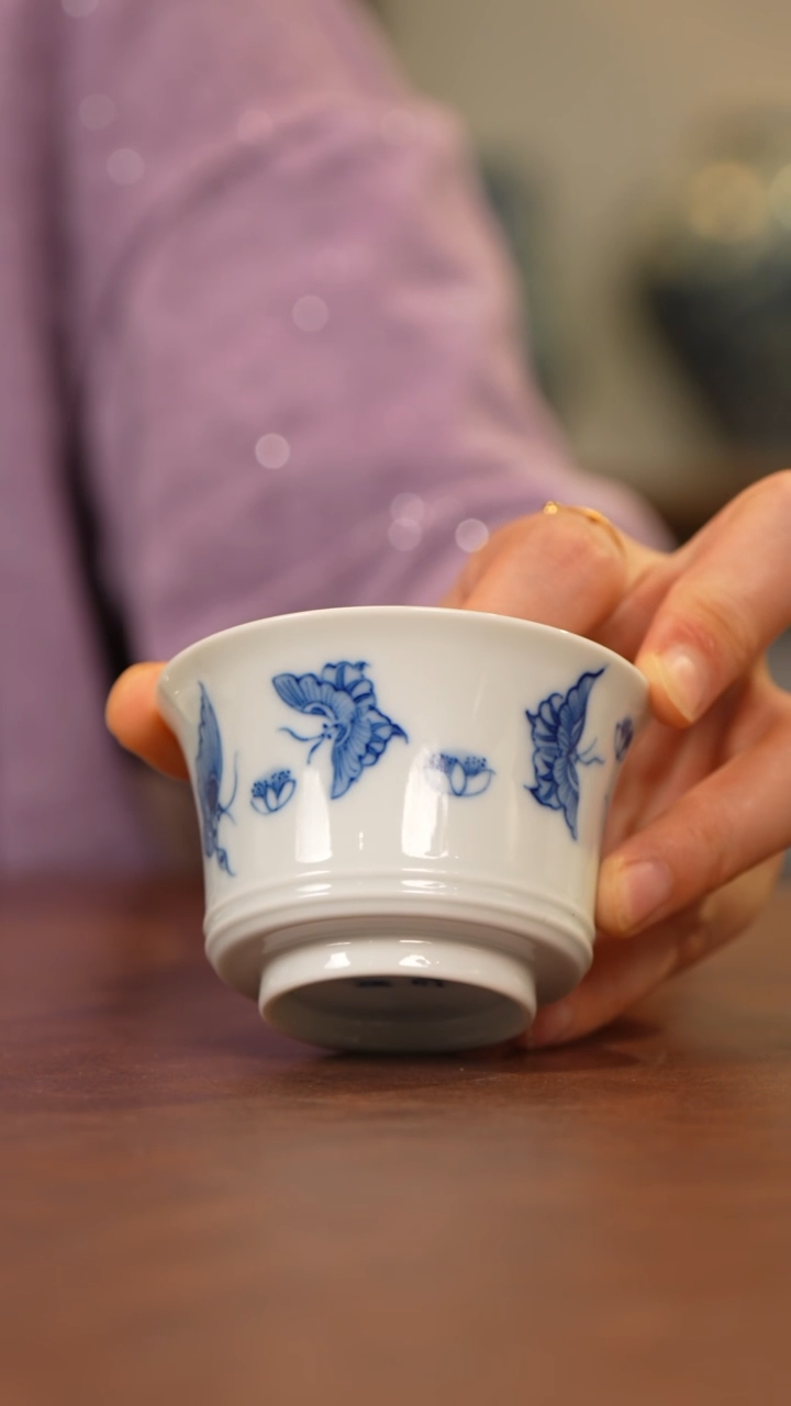 杯景德镇青花主人杯
