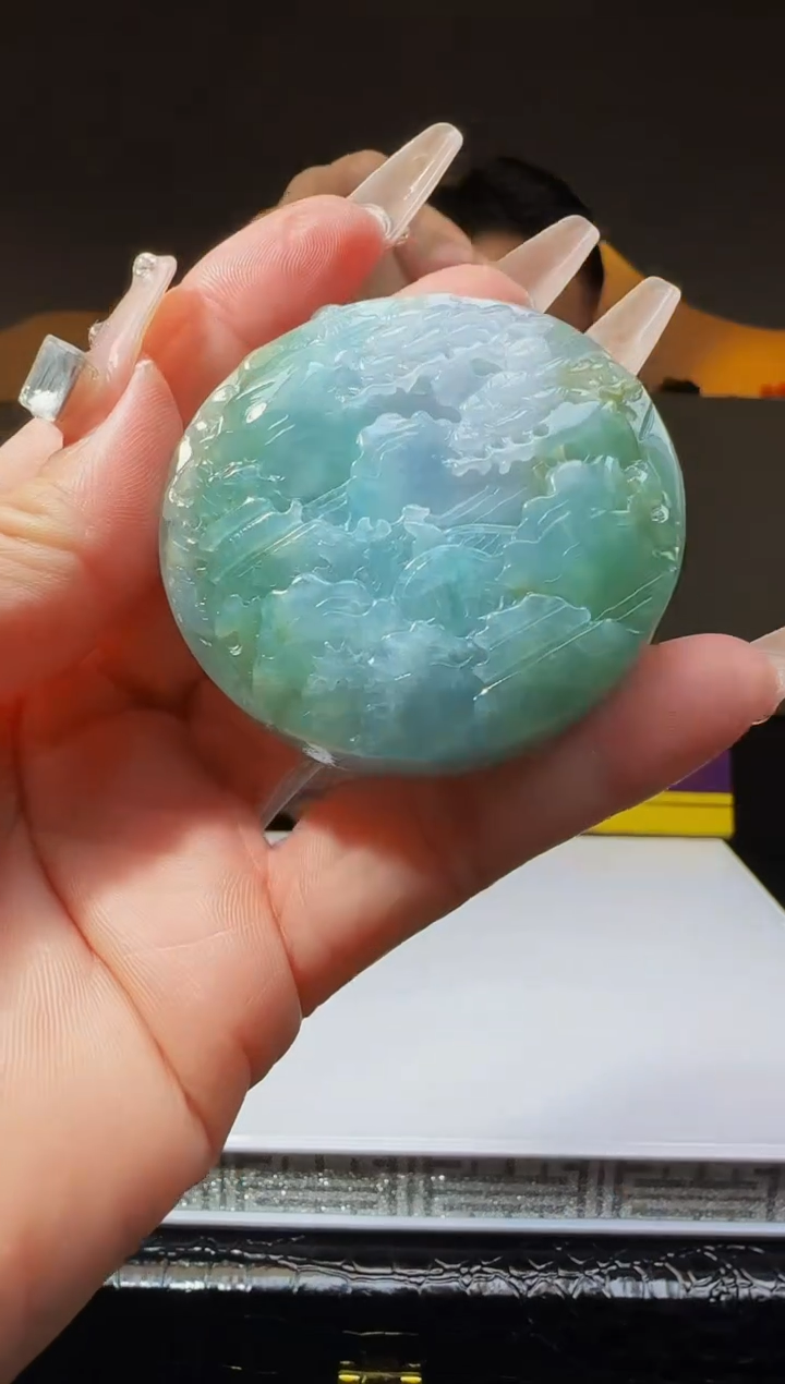 【闪购商品】翡翠颈饰未镶嵌Q04619翡翠