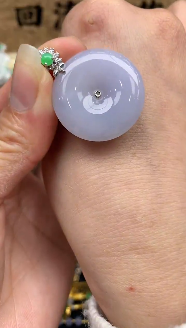 【闪购商品】翡翠颈饰18K金镶嵌117-中国好珍宝