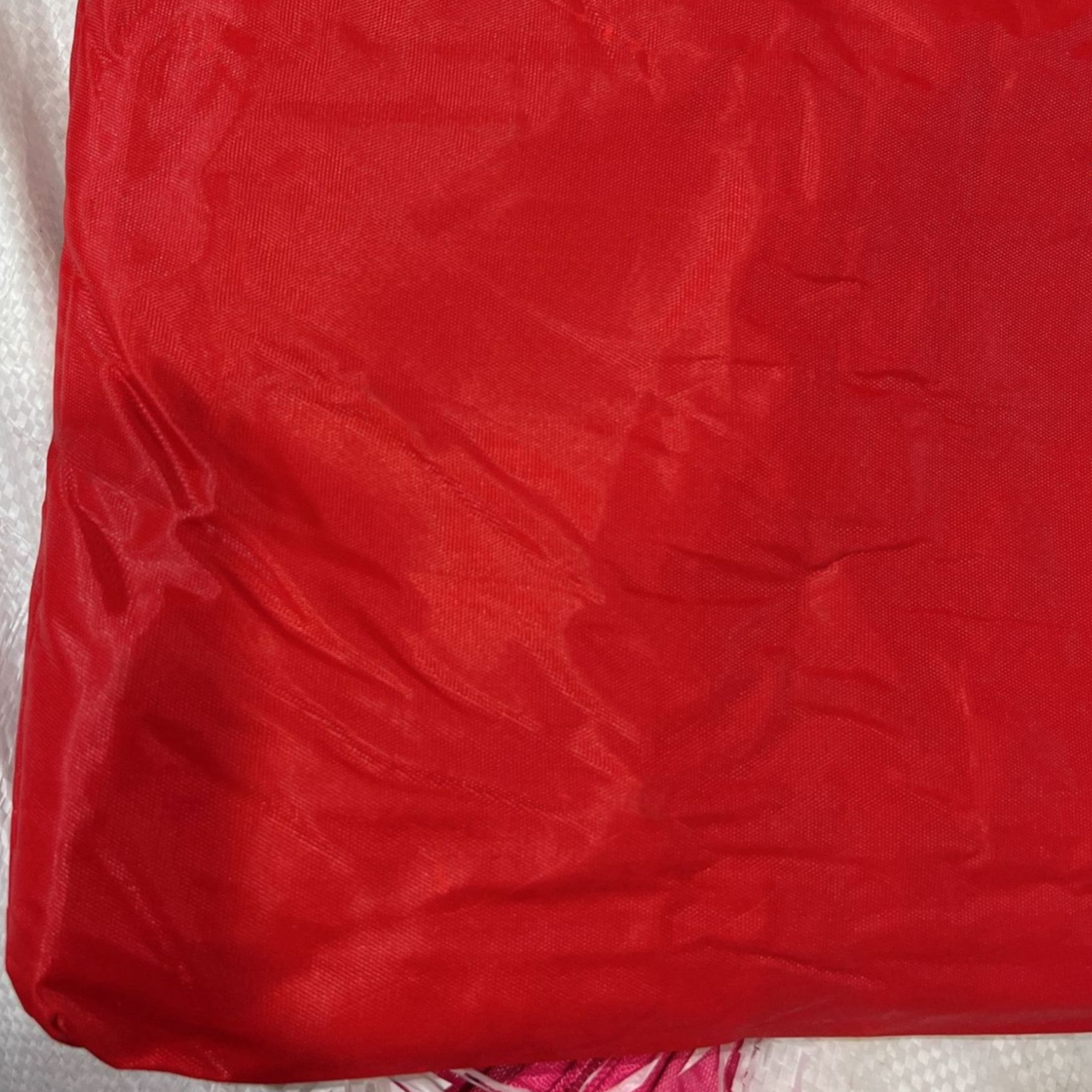 D1  番茄色电动车雨披 发1 有广告