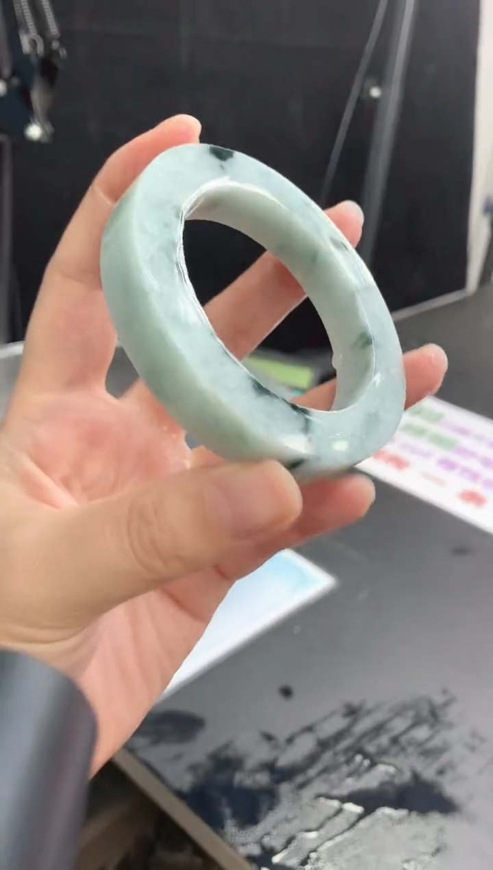 【闪购商品】定制翡翠手镯未镶嵌4 55-63正 