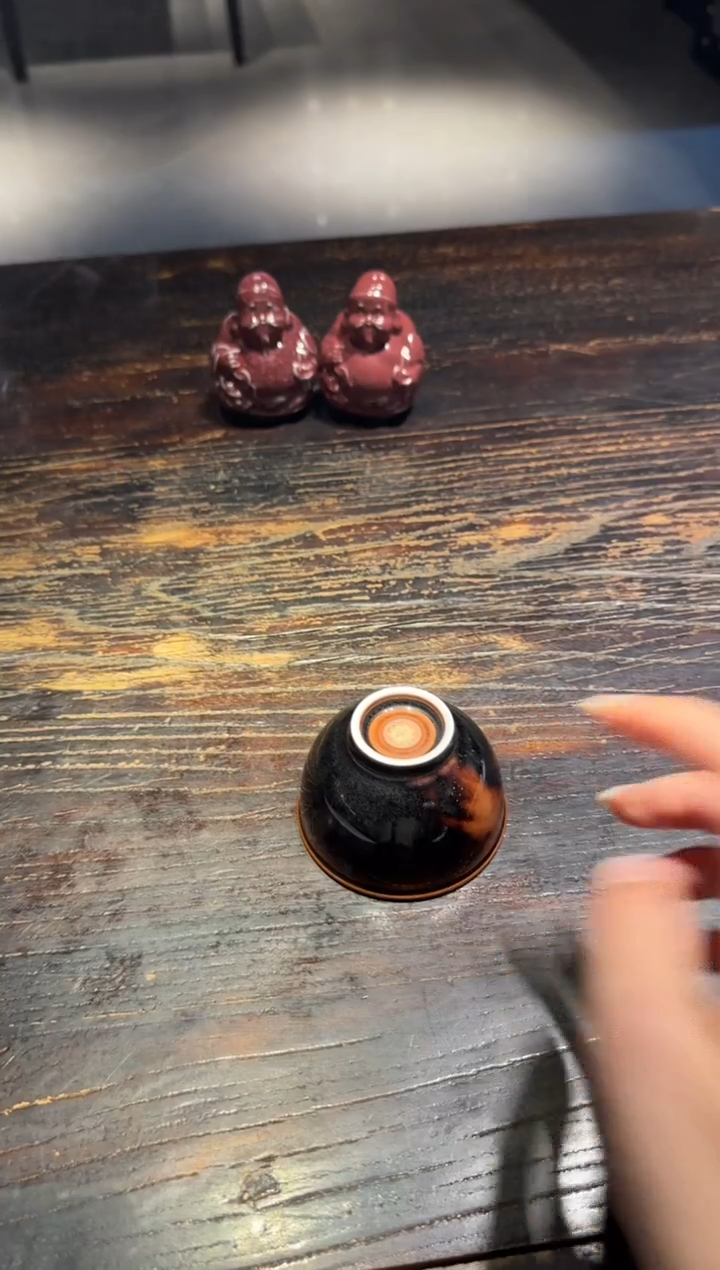 瓷重****半黄灿 龙窑 茶碗