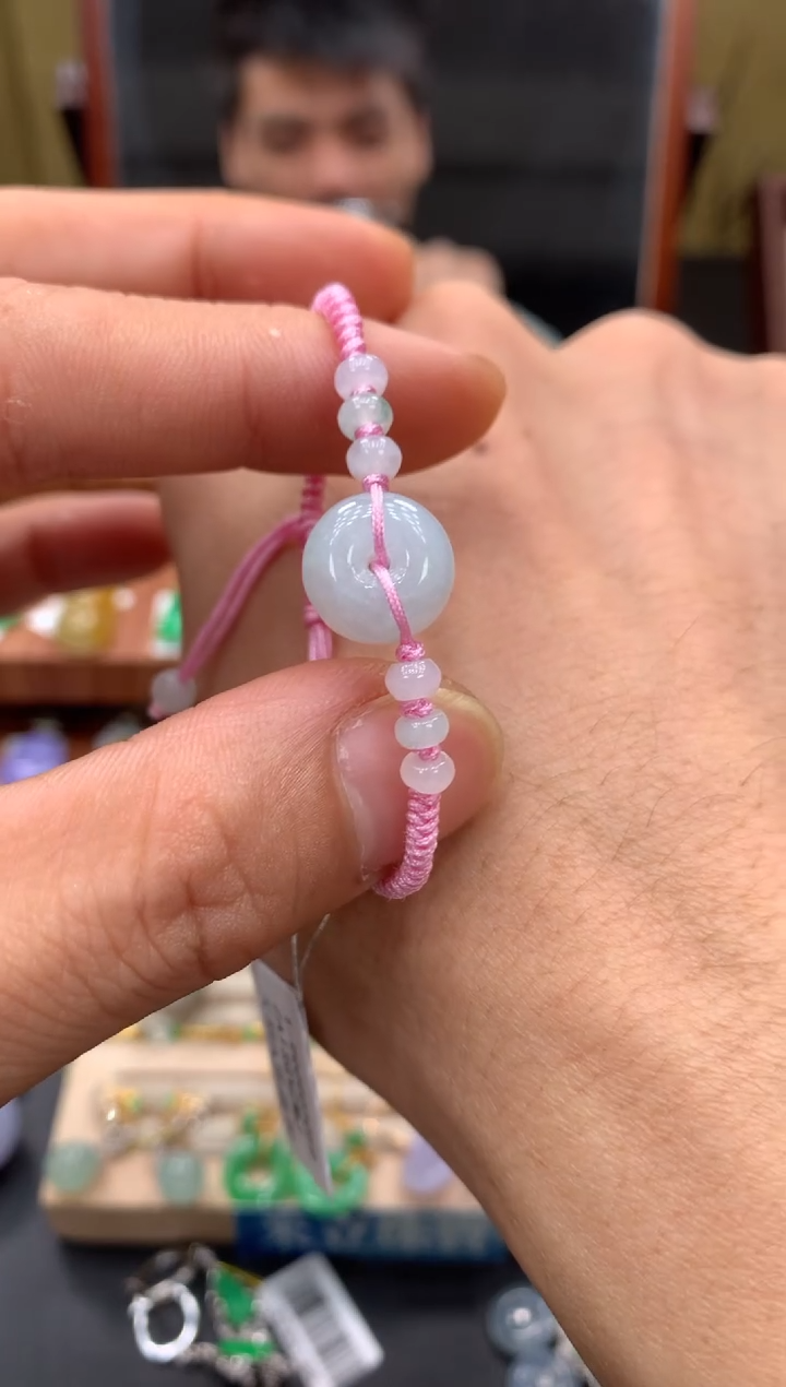 未镶嵌手绳翡翠手绳