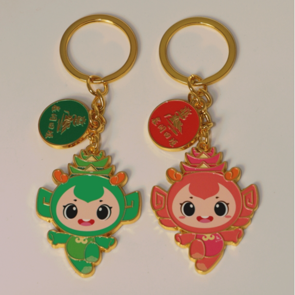 “襄间田垣”品牌周边定制钥匙扣一对