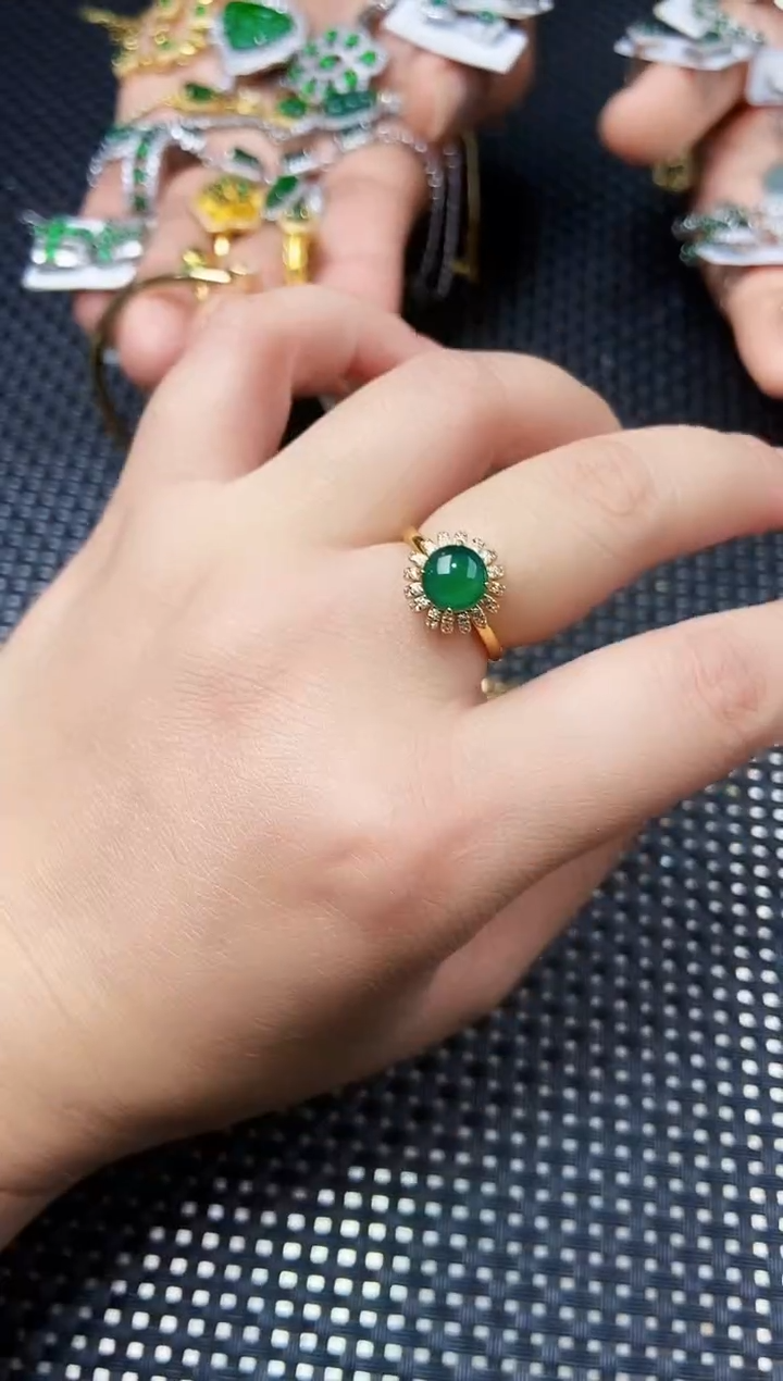 翡翠戒指未镶嵌111111111