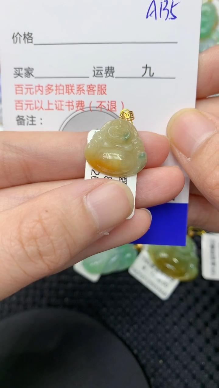 【闪购商品】翡翠颈饰18K金镶嵌11111111111