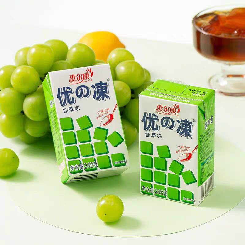 福建特产夏日必备冰爽即食优冻仙草冻烧仙草凉粉饮料果冻果冻饮料