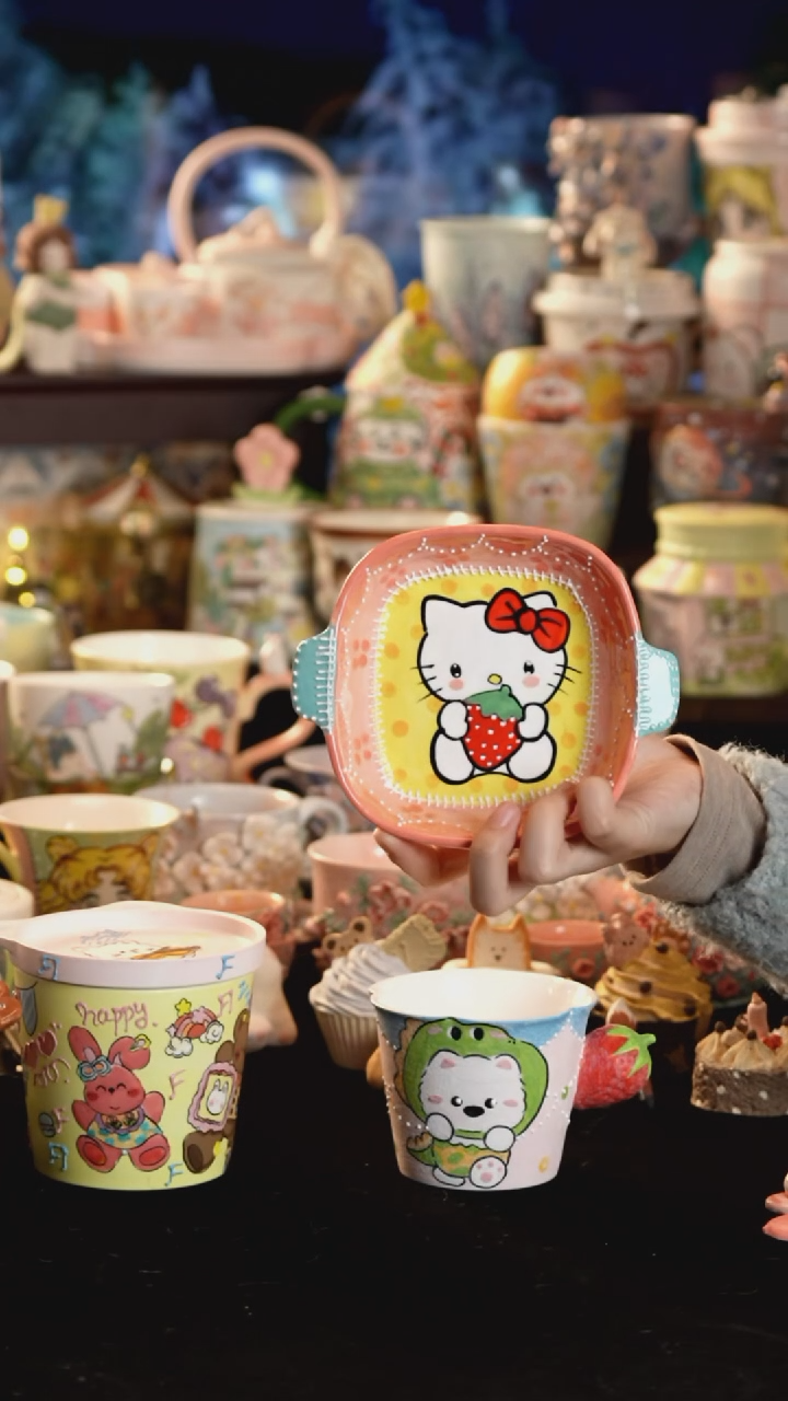 其他陶景德镇釉下彩手绘设计师款陶瓷