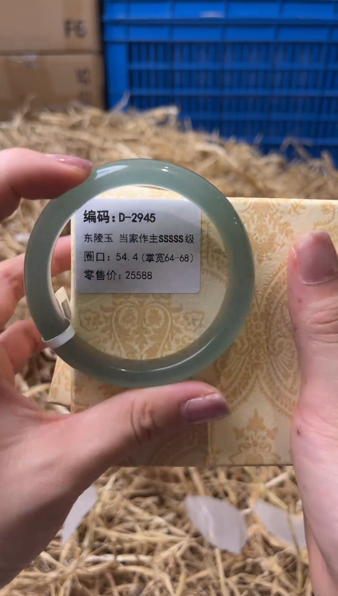 未镶嵌手镯石英质玉D-2945