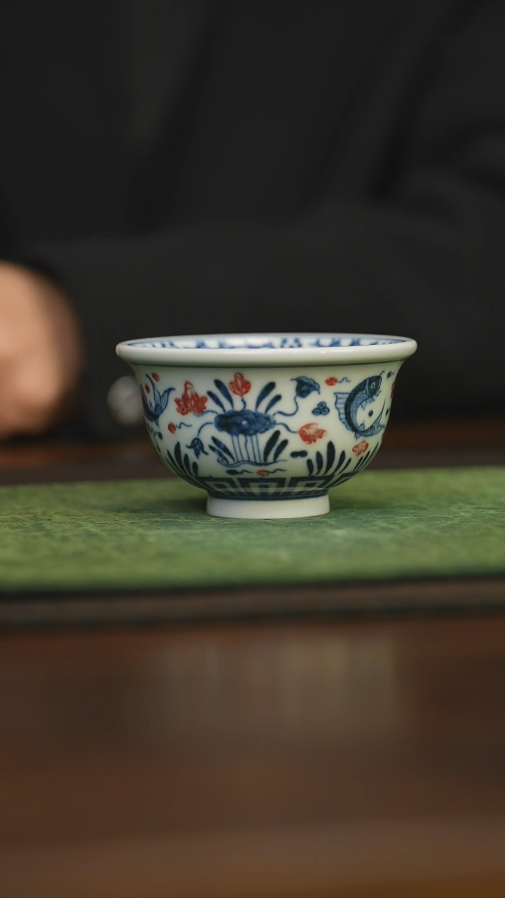 【闪购商品】杯柴窑青花破价福利