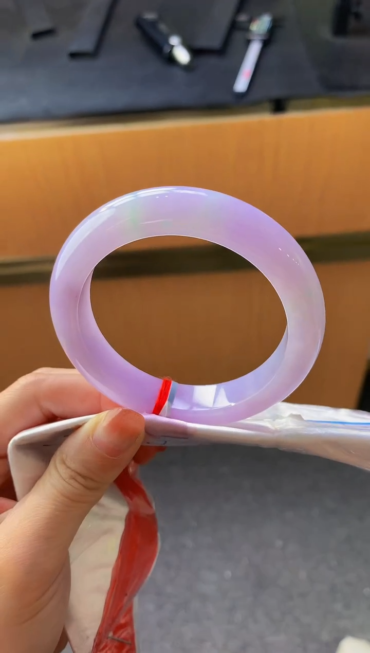 未镶嵌手镯翡翠-F115 圈口55.7 