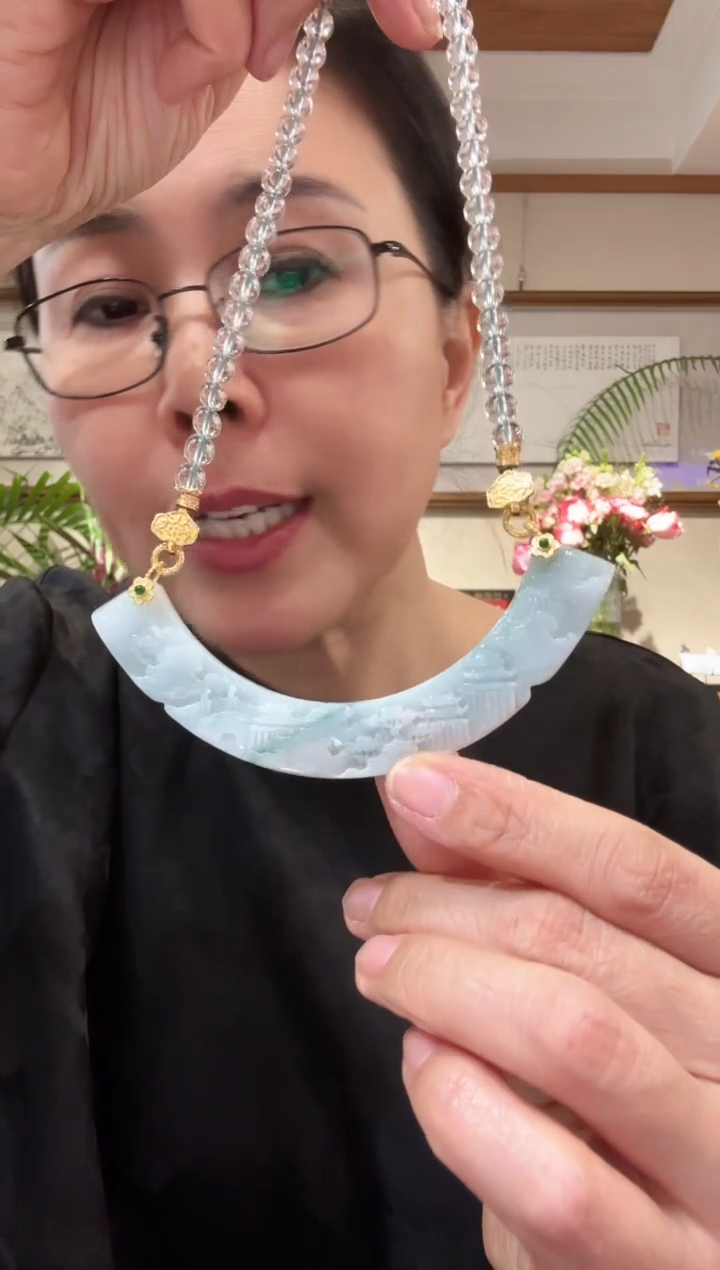 【闪购商品】翡翠颈饰未镶嵌国风