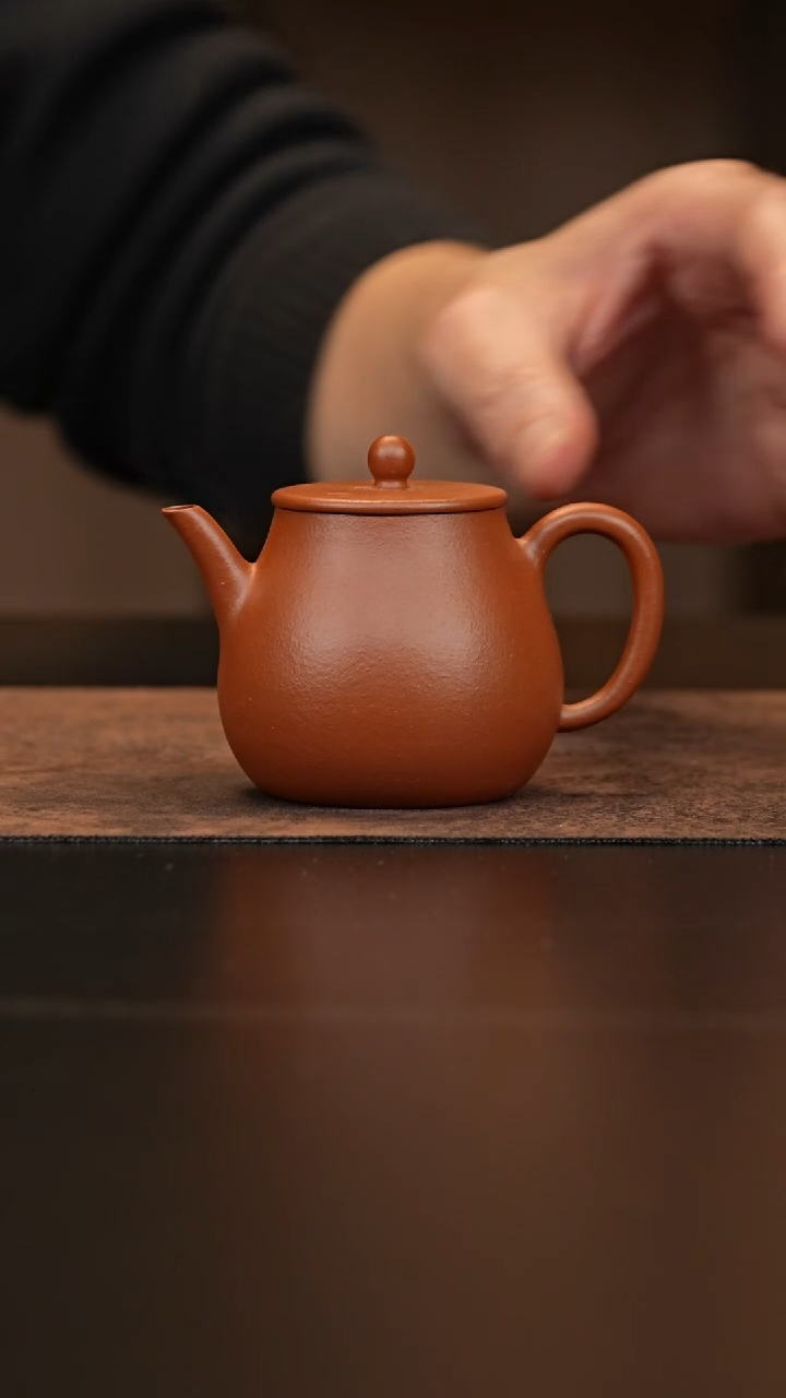 【闪购商品】紫砂茶壶允禾斋wzht 朱泥 平盖翁形