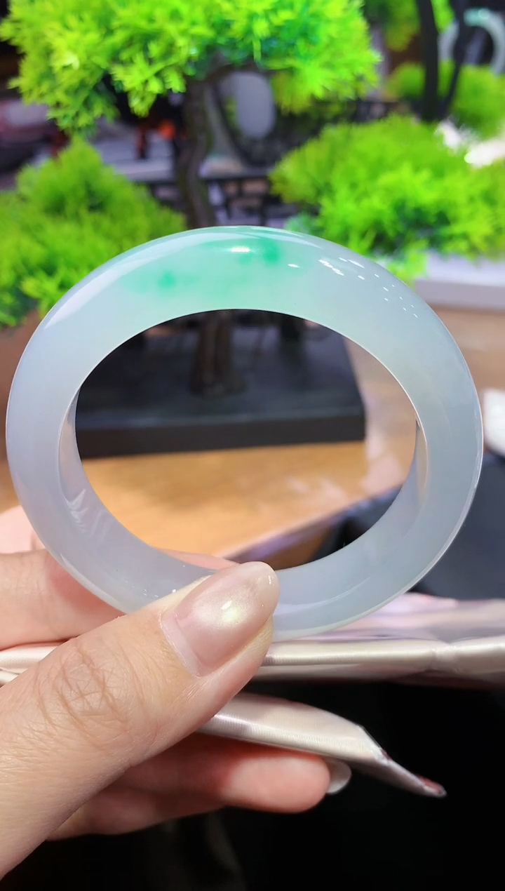 未镶嵌手镯翡翠-k59 天然缅甸A货翡翠总价35万定金2万