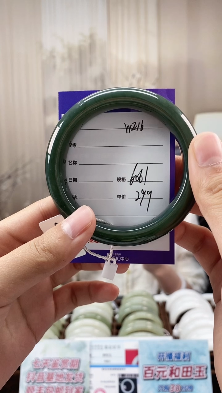 未镶嵌手镯和田玉WE16微色差