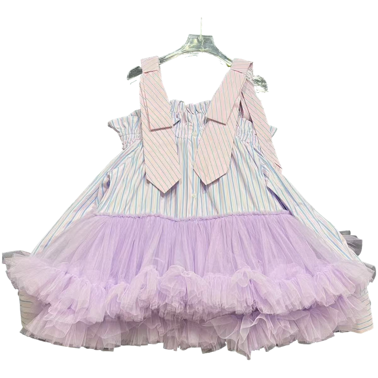 5180【珍珍优选】设计师新款时尚背带裙甜美蓬蓬纱裙