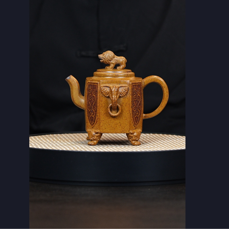 宜兴紫砂 威震八方 柴烧 300cc