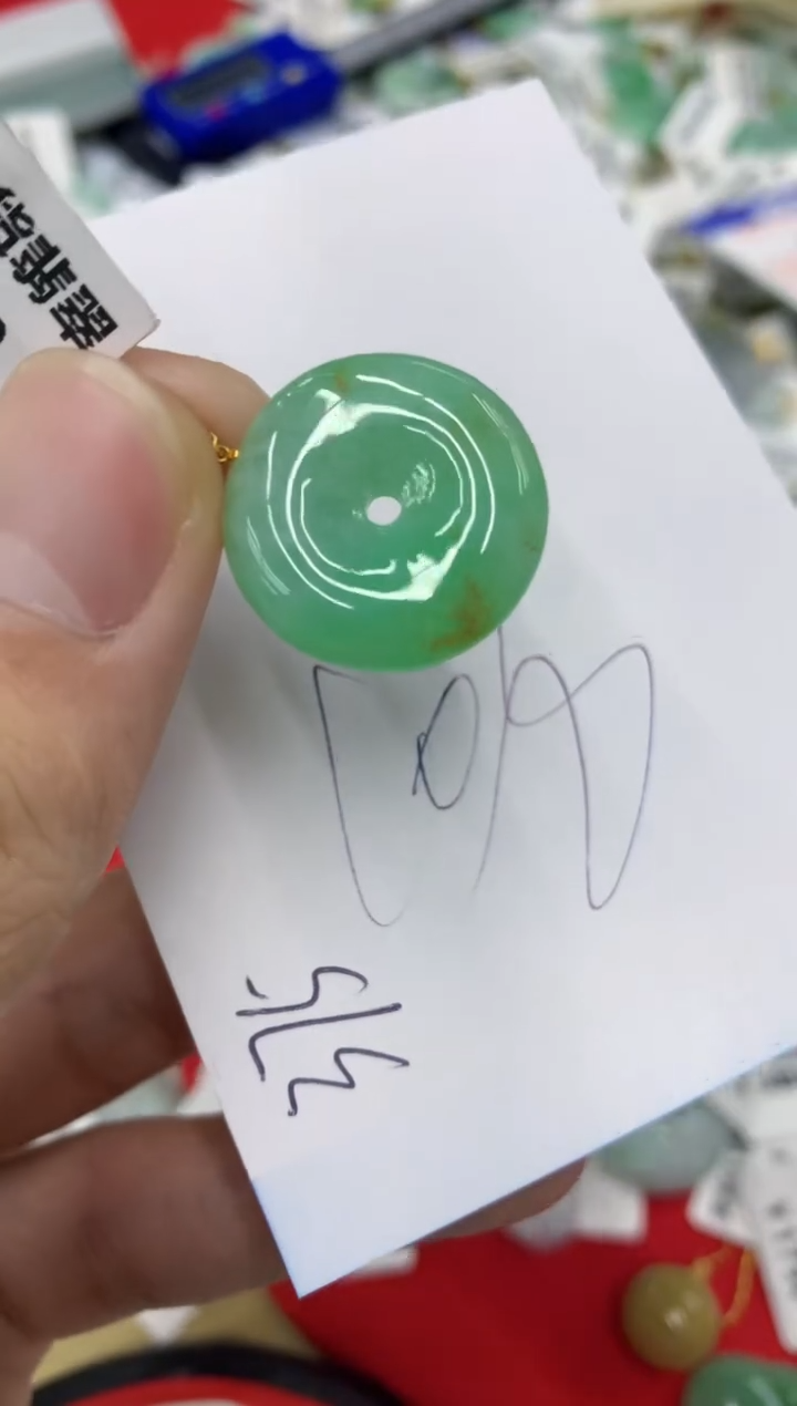 【闪购商品】翡翠颈饰18K金镶嵌号链接1111111