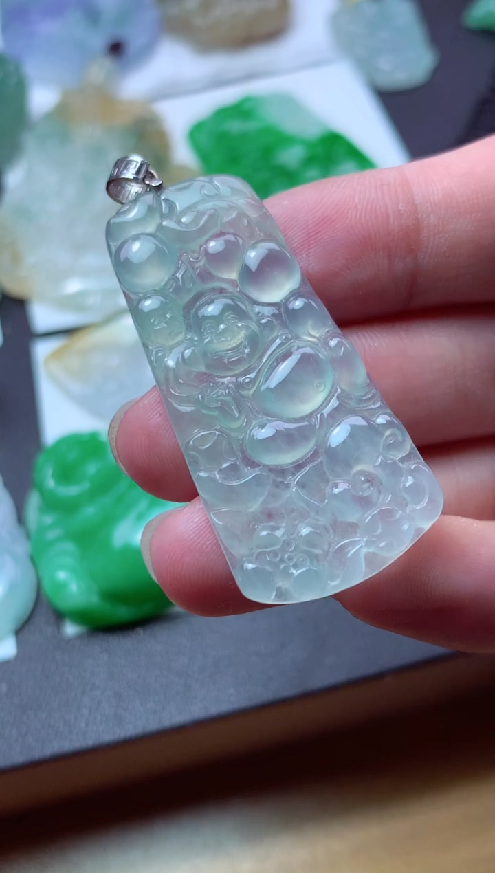 翡翠未镶嵌颈饰天然翡翠