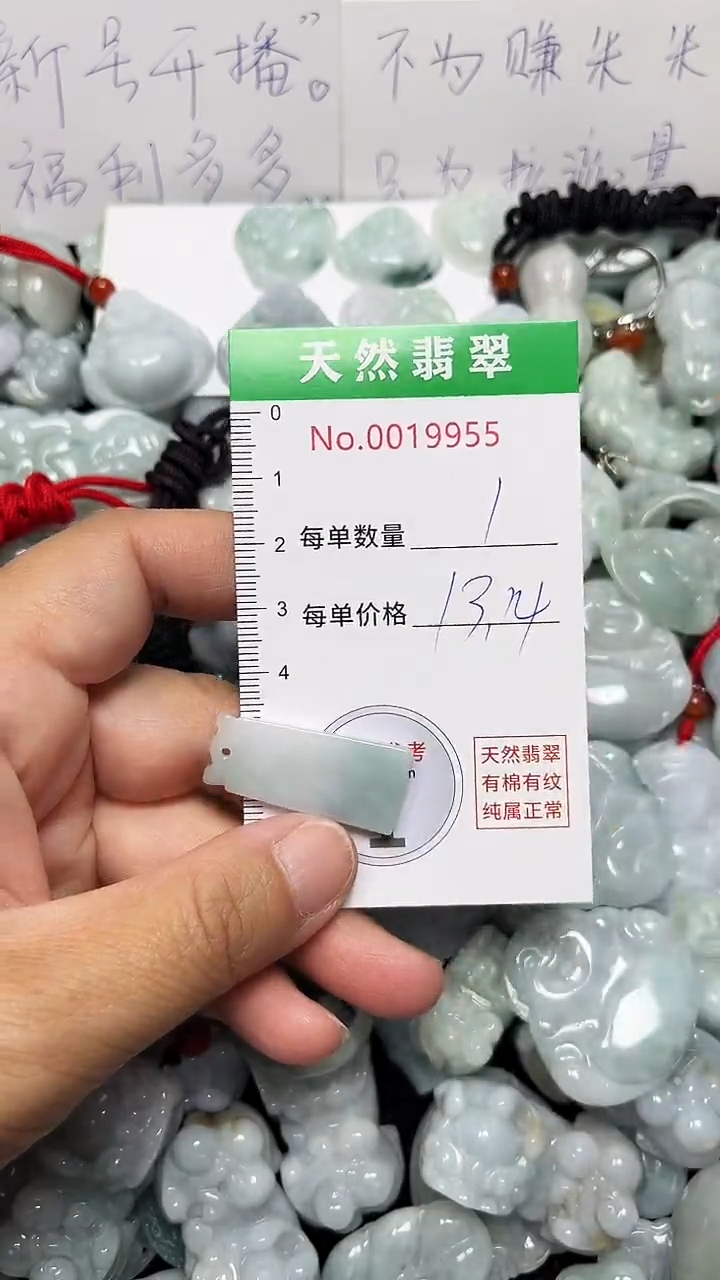 翡翠未镶嵌吊坠(不含链)9955