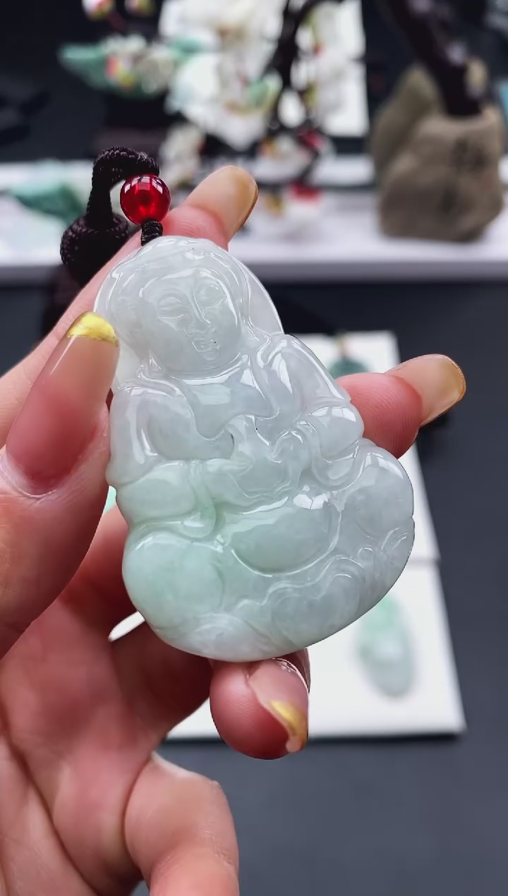 【闪购商品】翡翠颈饰未镶嵌天然缅甸A货翡翠