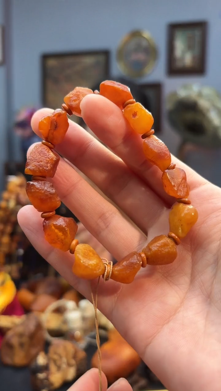 手串琥珀未镶嵌手串