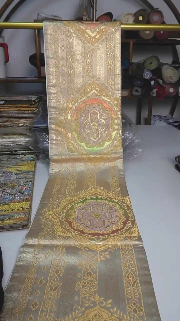 【闪购商品】织绣44西阵织六通宝相花
